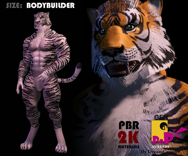 [GENaPOP] Tiger (BodyBuilder Size)