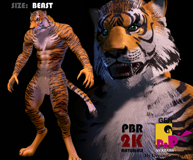 [GENaPOP] Tiger (Beast Size)