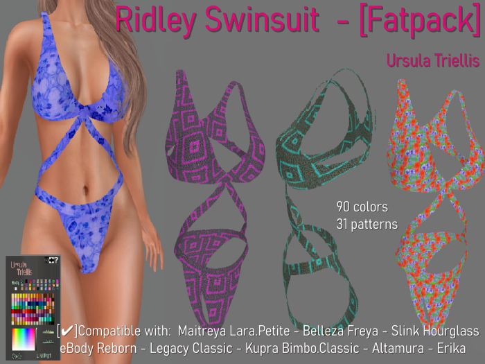 7034 Ridley Swinsuit  - [Fatpack]