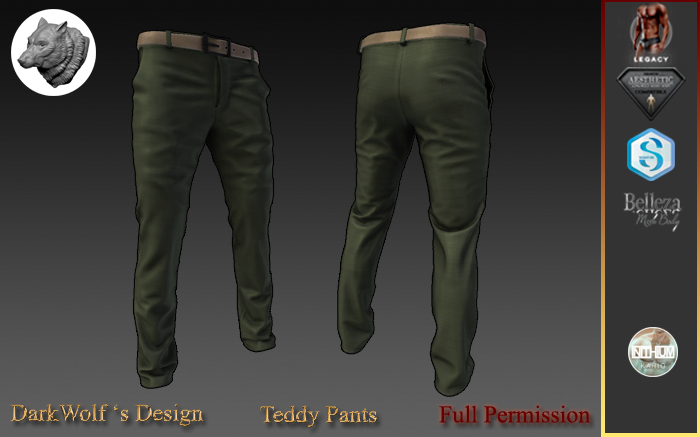 Teddy Pants Men Full Perm