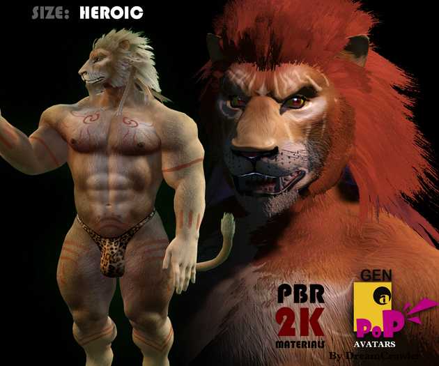 [GENaPOP] Lion (Heroic size)