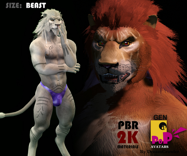 [GENaPOP] Lion (Beast size)