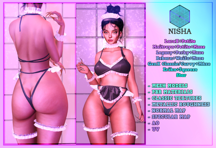 Nisha - Maid Lingerie DEMO