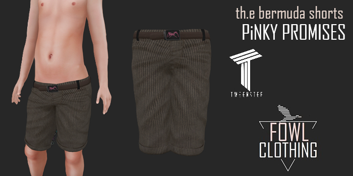 FOWL Clothing -bermudashorts// pinkypromise