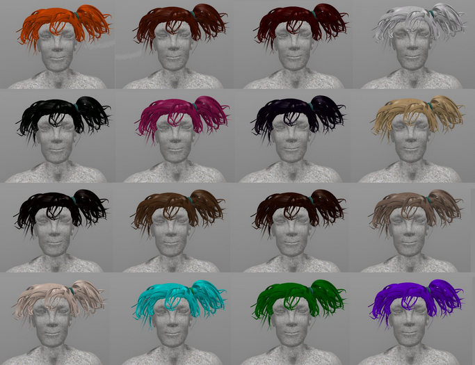 Anime Cosplay Misplaced Ponytail