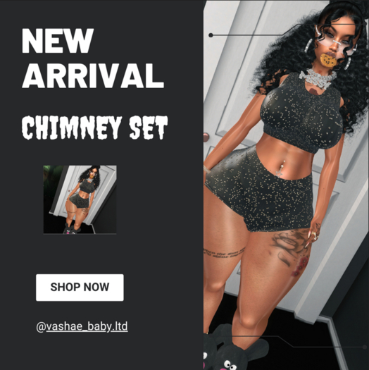  V.B~CHIMNEYSET BLACK UNPACK  HUD