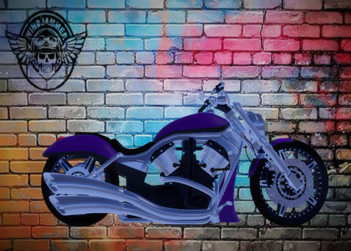 V-ROD PURPLE M