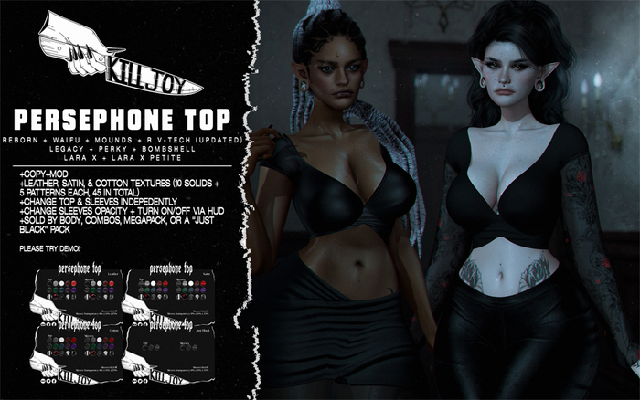 KILLJOY Persephone Top R V-TECH