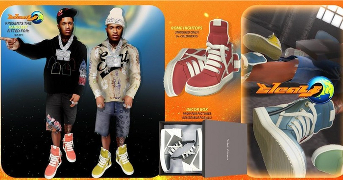 Sleazy - Rome HighTops Shine & NS FatPack !