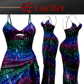 Paillettes Long Dress Kupra