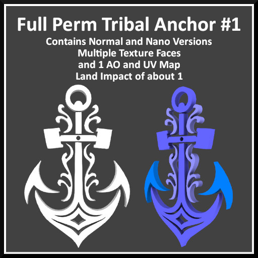 Full Perm Tribal Anchor #1