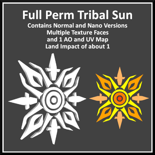 Full Perm Tribal Sun