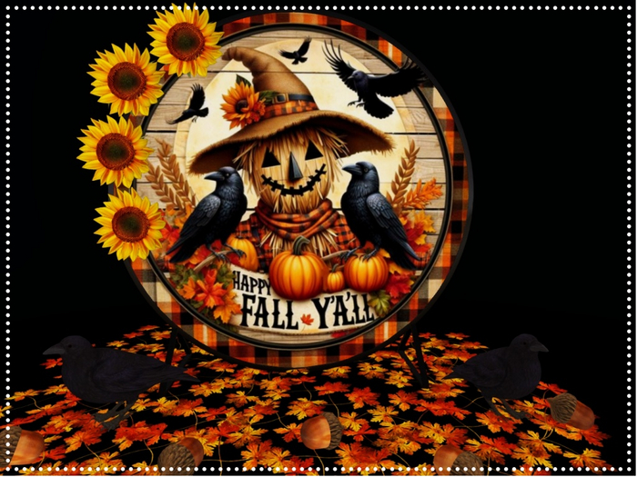 Scare Crow Fall Display
