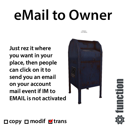 [function] eMail to Owner - no copy