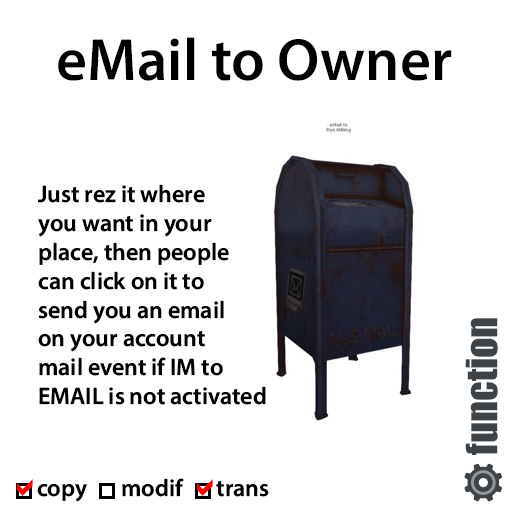 [function] eMail to Owner - copy