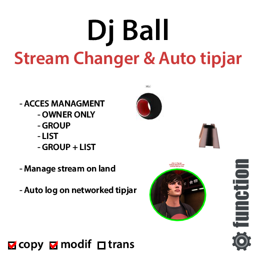 [function] DJ BALL Stream Changer