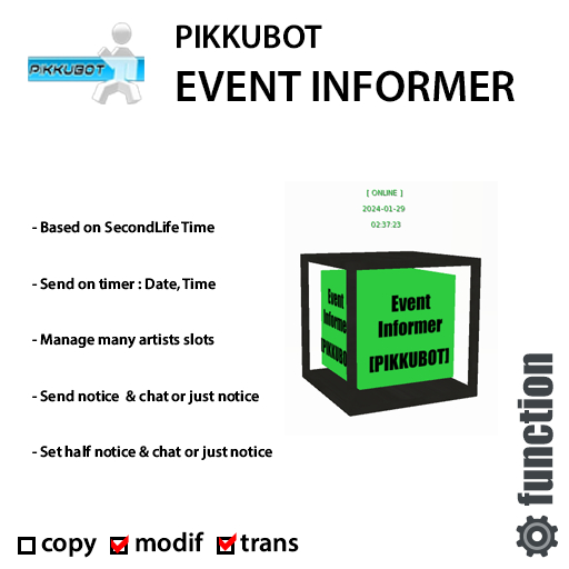 [PIKKUBOT] Event Informer