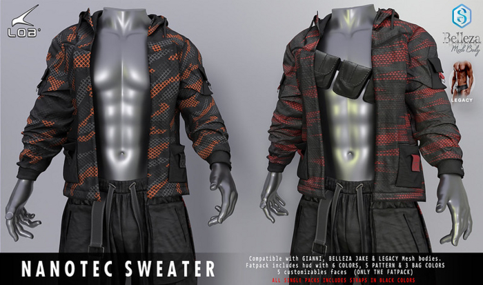 [LOB] NANOTEC SWEATER - FATPACK