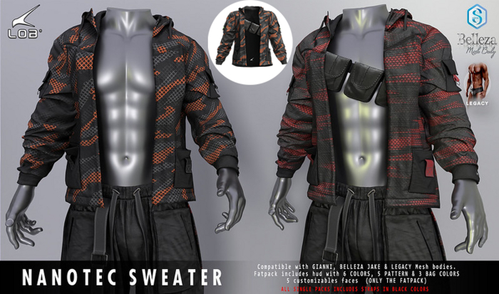 [LOB] NANOTEC SWEATER - CIRCUIT