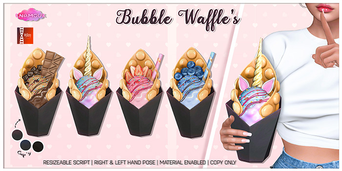 [ENAMOUR] BUBBLE WAFFLES FATPACK