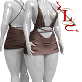 Brown Remmy DRESS LARAX