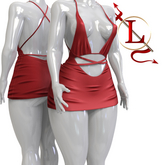 Red Remmy DRESS LARAX
