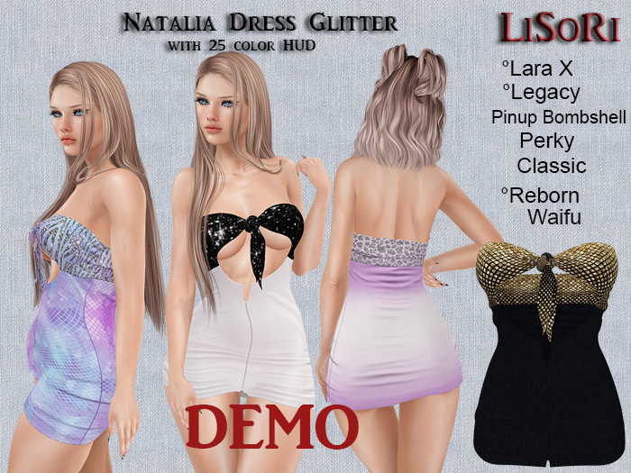 LiSoRi Natalia Dress Glitter DEMO