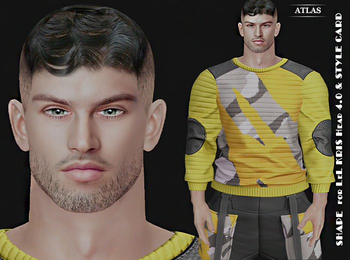 *ATLAS* SHAPE DAYMAN for HEAD lel EvoX KRIS 4.0  & STYLE CARD 