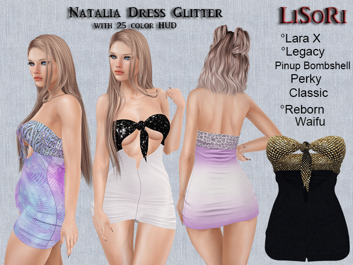 LiSoRi Natalia Dress Glitter