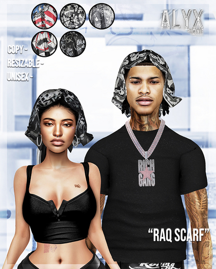 ALYX. Raq Scarf (Fat-Pack)