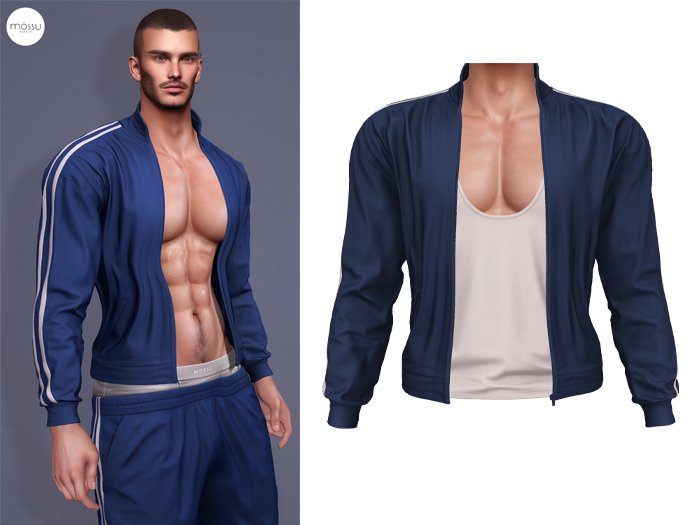 Mossu - Tucker Jacket - Dark Blue