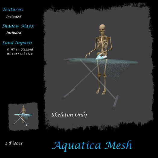 Aquatica Mesh - AM025969 Ironing Skelly (with iron)