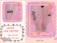 ^MochiHugs^ Witch Leg Tattoo