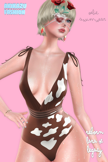 Akikazu Fashion Akikazu Oelie Swimsuit cow