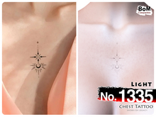(Chest Tattoo) No.1335 Light