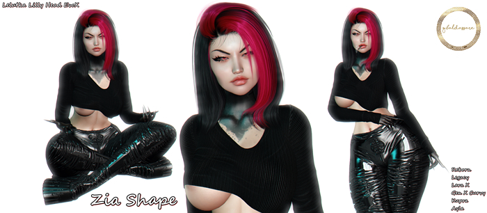 ::G.B-Zia Shape-Lelutka Lilly  EvoX Head::