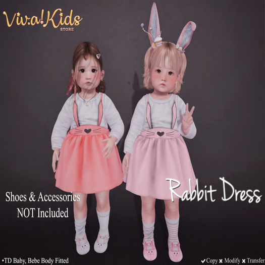 [Vk!] Rabbit Dress_Pink