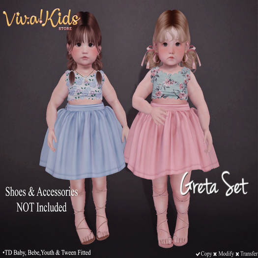 [Vk!] Greta Set Pink
