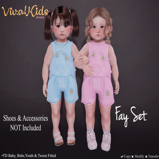 [Vk!] Fay Set_Teal