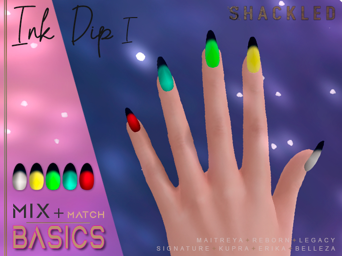 SHACKLED - Ink Dip I [Almond Short] Mix + Match