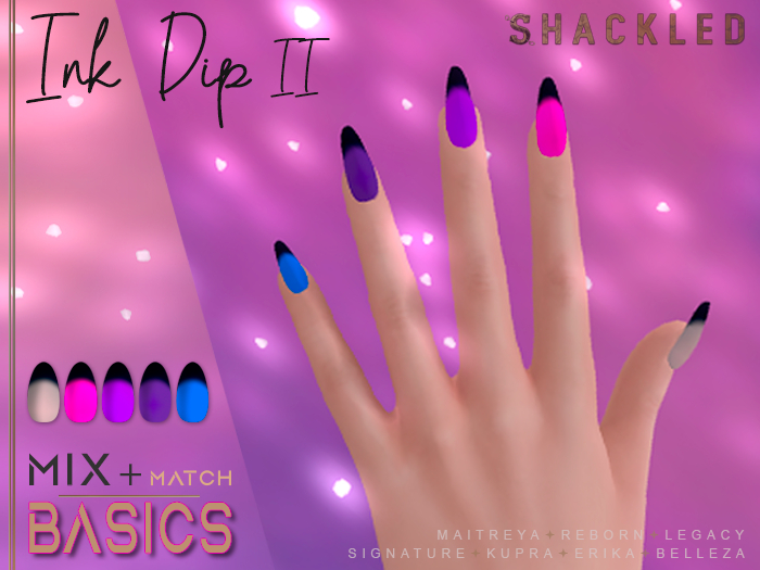 SHACKLED - Ink Dip II [Almond Short] Mix + Match