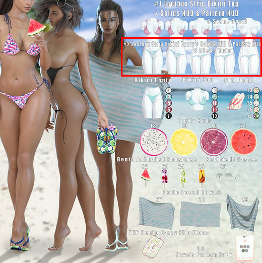 #2 *Vanilla Bae* {Beach Bae} Bikini Panty - M - LOOTBOX