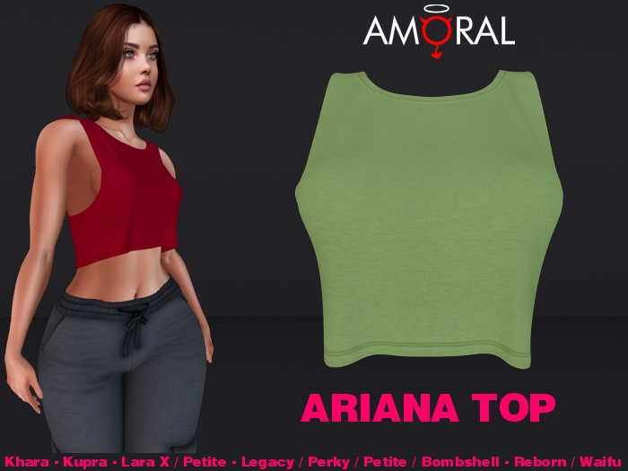 Amoral - Ariana Top - Pear