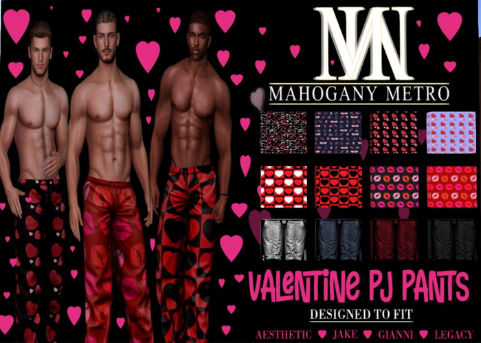 ~MM~ Valentine PJ Pants (wear to unpack)