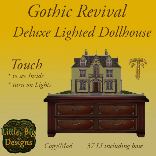 LBD Dollhouse - Gothic Revival Yellow v1.23