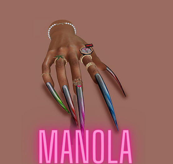 .:M:.Reborn Stiletto Nails Waves