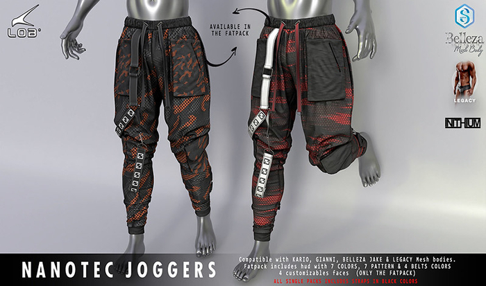 [LOB] NANOTEC JOGGERS - FATPACK