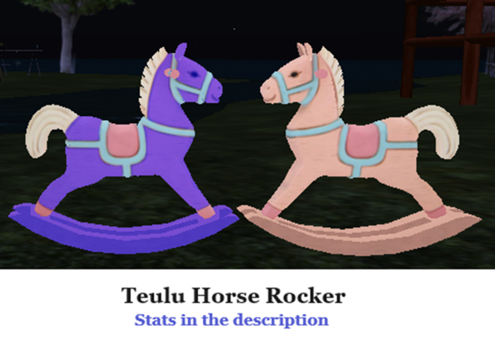 Teulu Breedables HorseRocker Male Charcoal Grey Coat