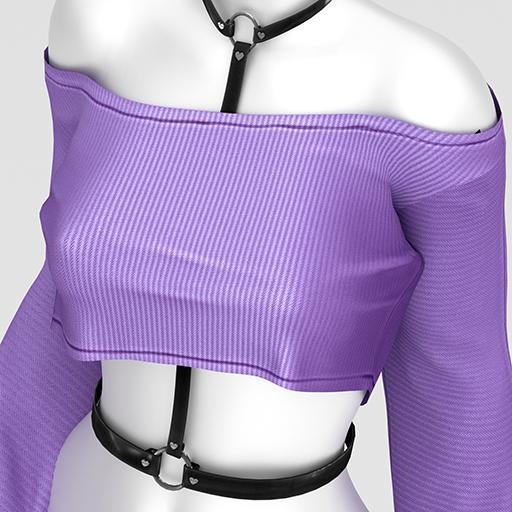 !4AEM - TAYEON TOP  (PURPLE)  