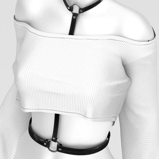 !4AEM - TAYEON TOP (WHITE)  